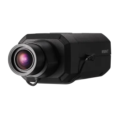 Hanwha PNB-A9091RLPH 4k AI LPR Box Camera Kit With Enclosure And IR