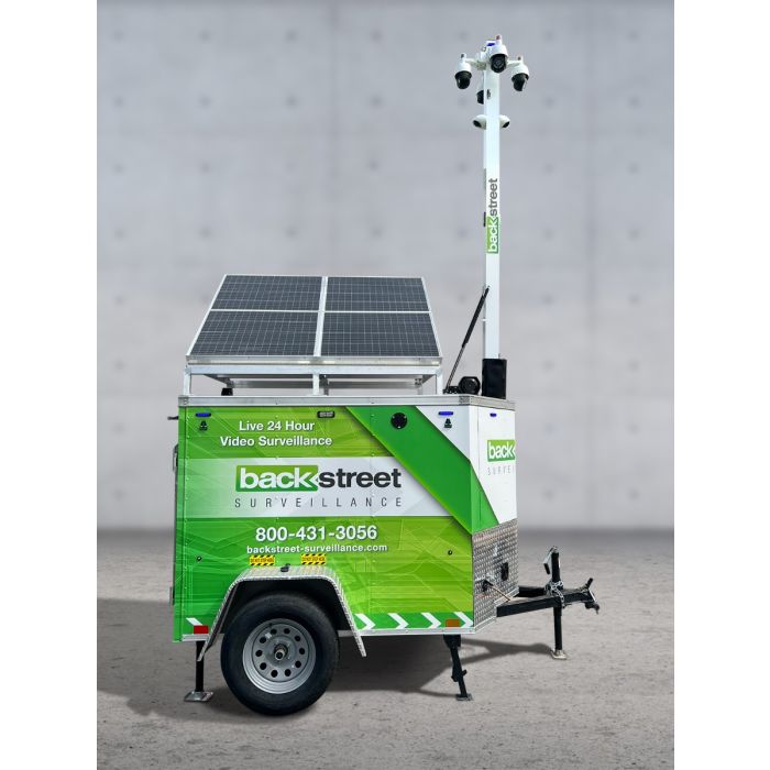 Backstreet Surveillance Sentry-Solar Mobile Surveillance Trailer