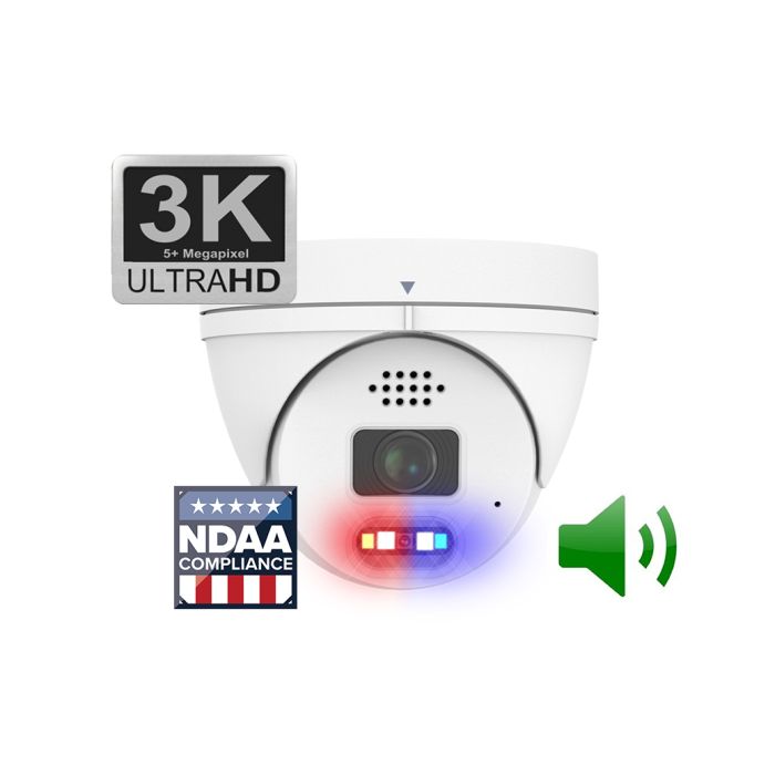 Backstreet Surveillance PROKIT4-PRO60VW 4 Turret Dome Security Camera System 3K DIY