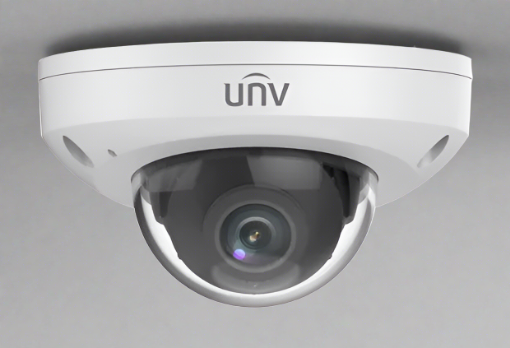 Uniview 2MP Network Fixed Mini Dome, 2.8mm, 30m IR, Premier Protection, Light Hunter, WDR, SD Slot, 3 Axis, POE, Built-In MicroPhone, Audio IPC312SB-ADF28K-I0