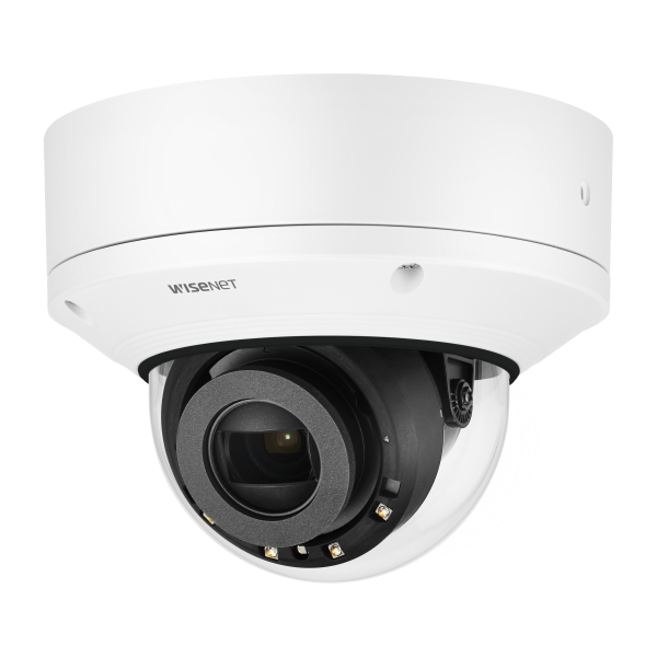 Hanwha XNV-8081RE 5mp Vandal Resistant Ir Outdoor Network Dome Camera With Poe Extender