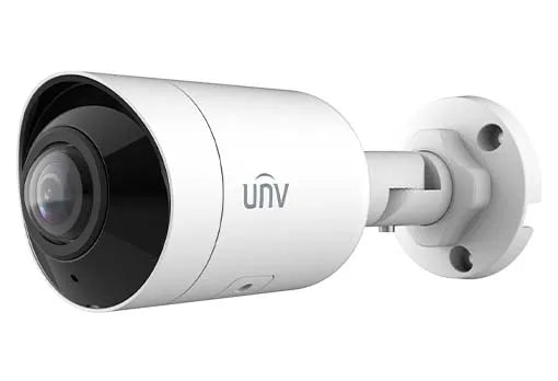 Uniview 5MP Wide Angle 180° Bullet IP Security Camera with Deep Learning AI and a 1.68mm Fixed Lens IPC2105SB-ADF16KM-I0
