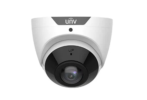 Uniview 5MP HD Wide Angle 180° Field of View NDAA Compliant Weatherproof IR Fixed Turret IP Security Camera With Deep Learning AI IPC3605SB-ADF16KM-I0