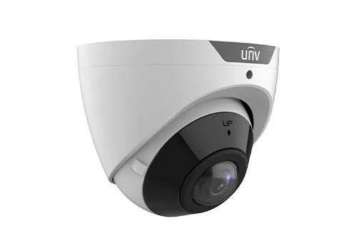 Uniview 5MP HD Wide Angle 180° Field of View NDAA Compliant Weatherproof IR Fixed Turret IP Security Camera With Deep Learning AI IPC3605SB-ADF16KM-I0