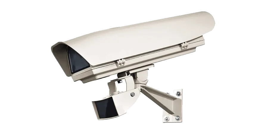 Hanwha PNB-A9091RLPH 4k AI LPR Box Camera Kit With Enclosure And IR