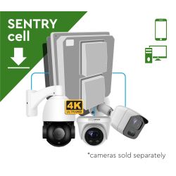 Backstreet Surveillance SENTRY-CELL Cellular Wireless Outdoor 8 Camera Control