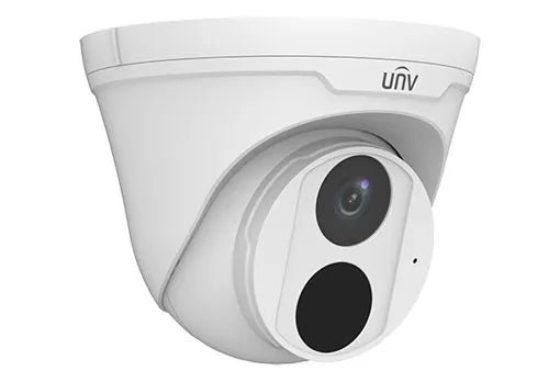 Uniview 4MP Dark Grey IP Weatherproof IR Turret Camera with Built-in Mic and 2.8mm Fixed Lens IPC3614SR3-ADF28K-G
