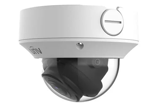 Uniview 4MP Motorized VF Vandal-Resistant Network IR Fixed Dome Camera, Super Starlight, Built in AI Algorithm, 2.8–12mm, WDR, POE, RJ45, SD Slot, Full Cable IPC3234SA-DZK