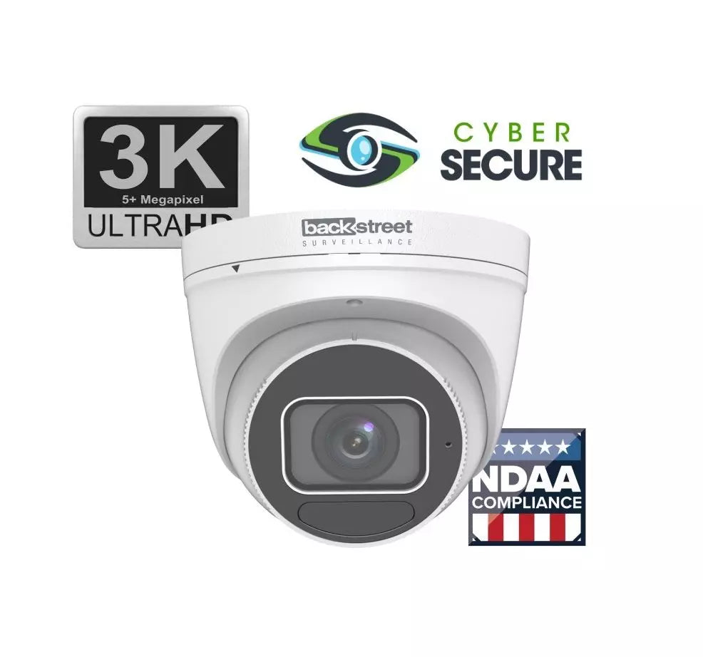 Backstreet Surveillance CSKIT32-CD-4K 32 Vandal Dome System, 4K & Zoom