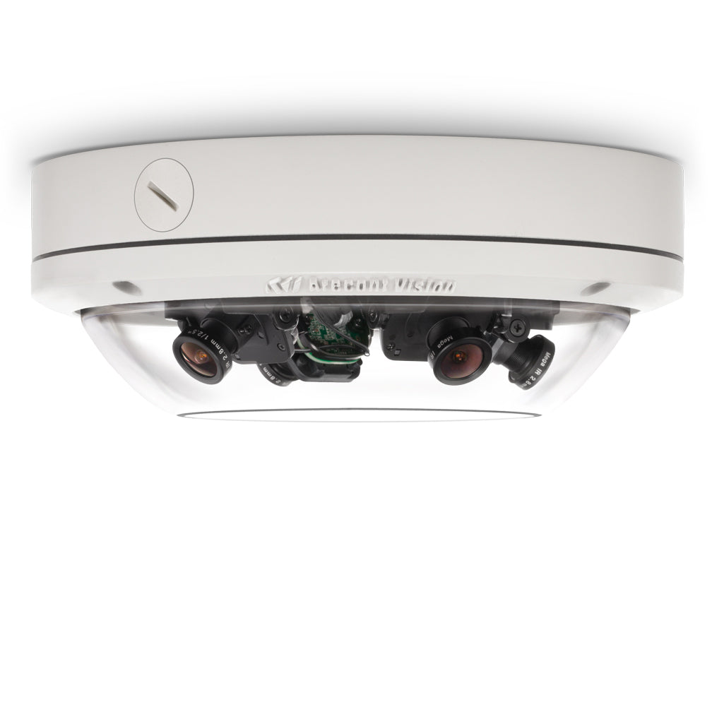 Arecont Vision AV12176DN-28 Surround Video Omni Series 12MP Outdoor Omni-Directional Dome Camera With 4 Sensors