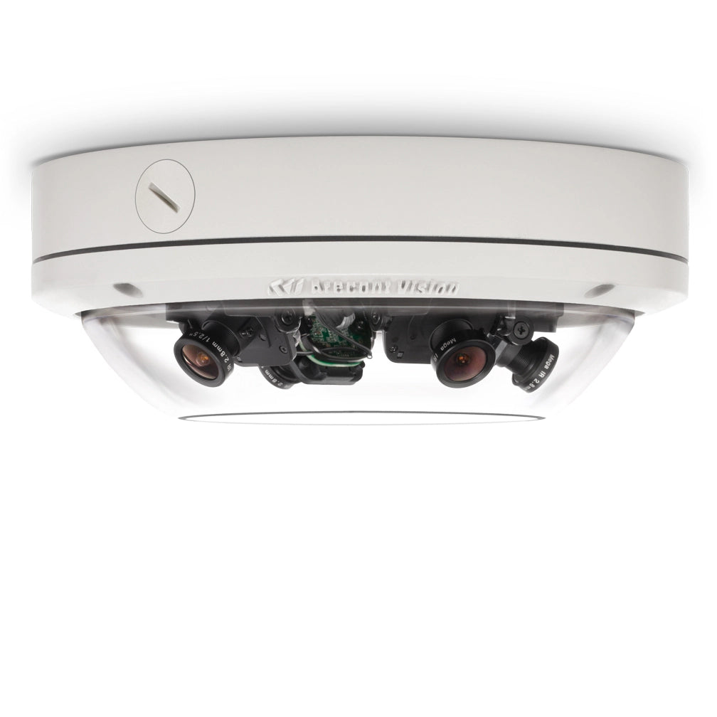 Arecont Vision AV12176DN-NL Surround Video Omni 12MP WDR H.264 Omni-Directional Multi-sensor Day/Night Indoor/Outdoor Dome IP Camera (No Lens)