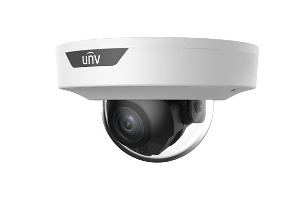 Uniview Pigtail-Free Indoor NDAA-Compliant 4MP Mini Dome IP Security Camera With a 2.8mm Fixed Lens, Light Hunter Illumination, and a Built-In Mic IPC354SB-ADNF28K-I0