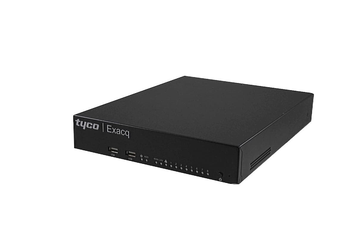 Exacqvision | IP04-02T-GP08 | 2 TB G-Series NVRS delivers 15 watts
