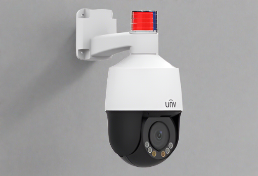 Uniview 2MP Light & Sound Alarm PTZ Camera, 2.8mm-12mm, Two-Way Audio, Starlight, Auto Tracking IPC672LR-AX4DUPKC