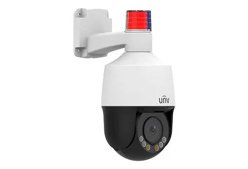 Uniview 2MP Light & Sound Alarm PTZ Camera, 2.8mm-12mm, Two-Way Audio, Starlight, Auto Tracking IPC672LR-AX4DUPKC