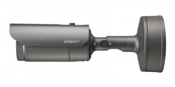 Hanwha PNO-A9081RLP 4k IR Bullet AI Camera With Wisenet Road AI