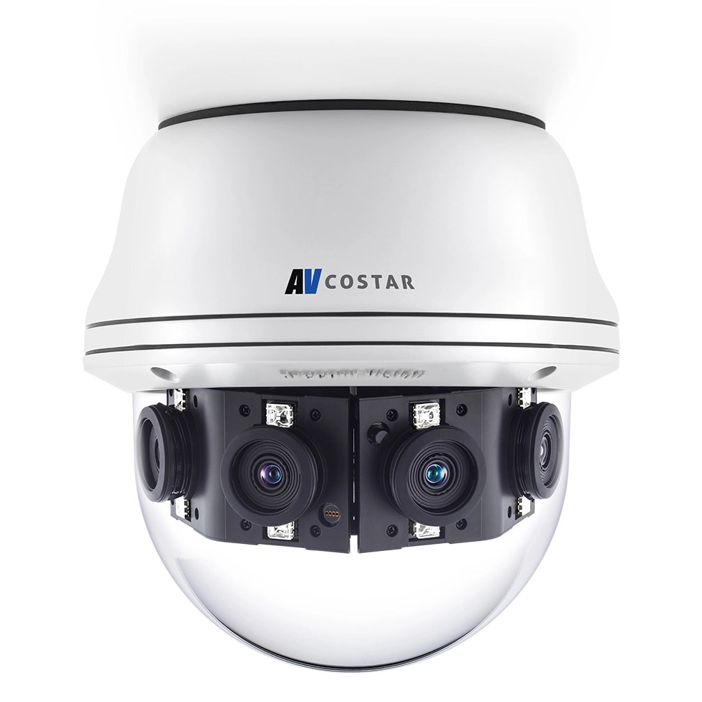 Arecont Vision AV20CPD-118 20 Megapixel H.265/H.264 All-in-One 180° Panoramic True Day/Night Indoor/Outdoor Dome IP Camera