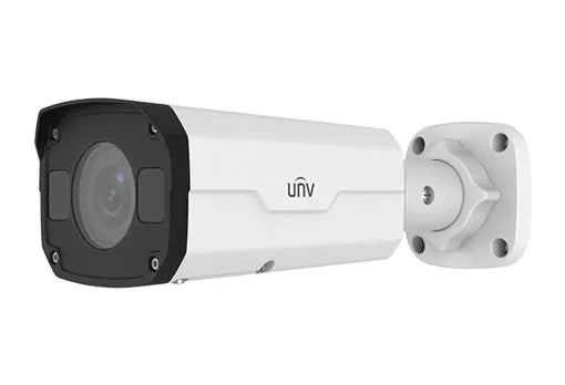 Uniview 5MP Bullet IP Camera, WDR, Star Level, Low Cost Full Cable, POE, Electrical Interfaces, Motorized VF 2.7–13.5mm, 50m IR, SD Slot, Bracket IPC2325SBR5-DPZ-F