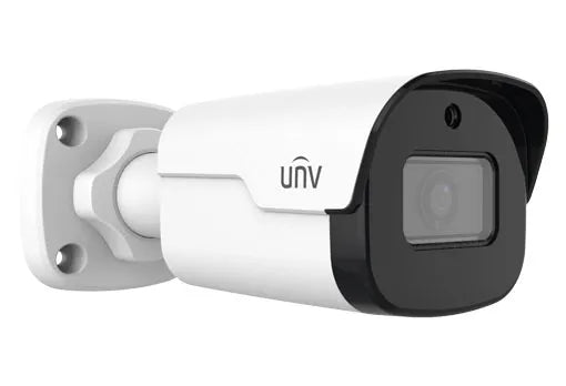 Uniview 4MP Mini Bullet Network Camera, Light Hunter, 30m IR, WDR, POE, 2.8mm, Build-In MicroPhone, SD IPC2124SS-ADF28KM