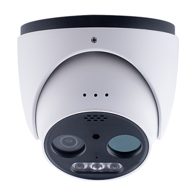 GeoVision GV-TMEB5800 5MP H.265 Super Low Lux WDR Pro IR Thermal & Optical IR Fixed Eyeball Dome IP Camera