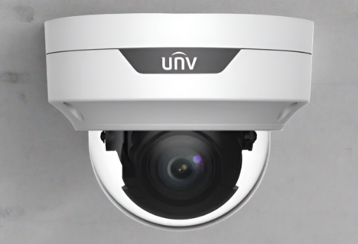 Uniview 5MP Fixed Dome Network Camera, WDR, Full Cable, POE, RJ45, Motorized VF 2.7–13.5mm, 30m IR, SD IPC3535SR3-DVPZ-F