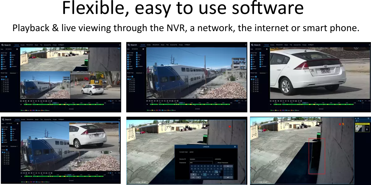 Backstreet Surveillance PROKIT16-COMBO 16 Combination Security Camera System 4K