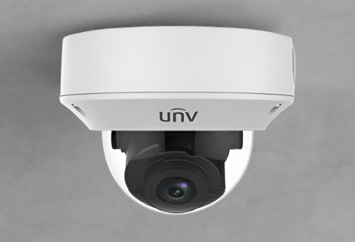 Uniview 2MP Motorized VF Vandal-Resistant Network IR Fixed Dome Camera, Super Light Hunter, Built in AI Algorithm, 2.8–12mm, WDR, POE, RJ45, SD Slot, Full Cable IPC3232SA-DZK