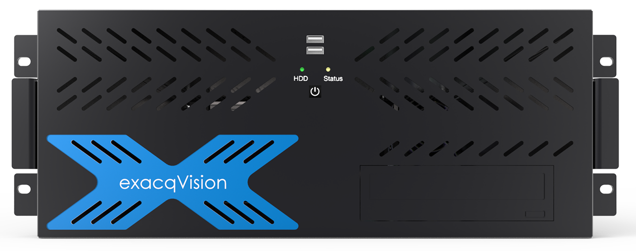 Exacqvision - IP04-10T-R4AL - 10TB A-Series IP 4U Recorder Professional Linux With 4 IP Cameras Licenses
