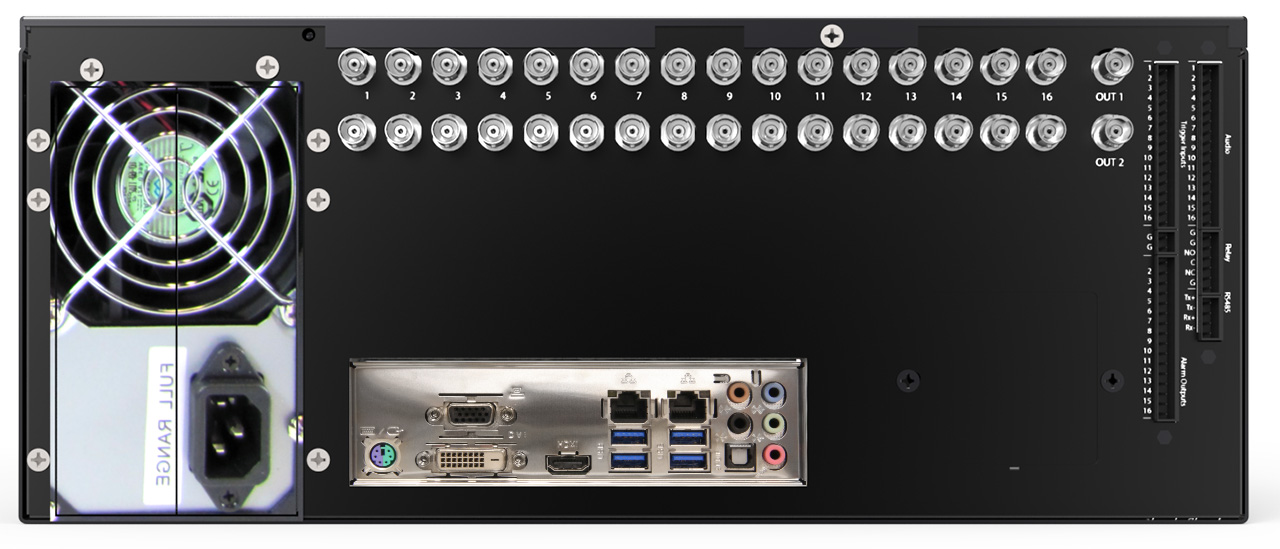 Exacqvision - IP04-12T-R4AL-E - 12TB A-Series IP 4U Recorder Enterprise Linux With 4 IP Cameras Licenses