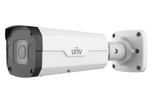 Uniview 5MP Light Hunter Bullet IP Camera, Premier Protection, WDR, Low Cost Full Cable, POE, Electrical Interfaces, Motorized VF 2.7–13.5mm, 50m IR, SD Slot, Bracket IPC2325SB-DZK-I0