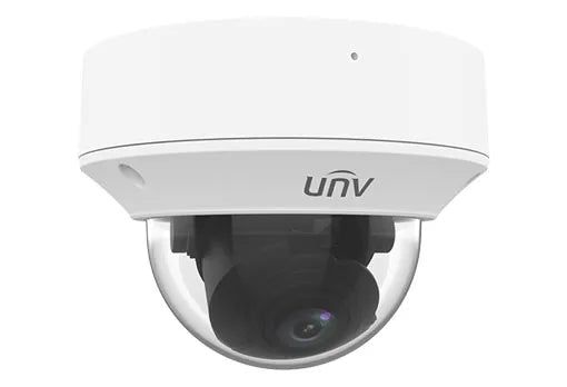 Uniview 4K Ultra HD (8MP) Prime I NDAA Compliant Weatherproof Vandal Dome IP Security Camera With a 2.8–12mm Motorized Zoom Lens, Deep AI Human & Vehicle Detection, Light Hunter Illumination Technology, and a Built-In Microphone IPC3238SB-ADZK-I0