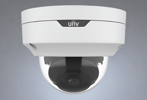 Uniview 4MP Light Hunter Intelligent Vandal Resistant Dome Network Camera, 4.0mm IPC3534SA-DF40K