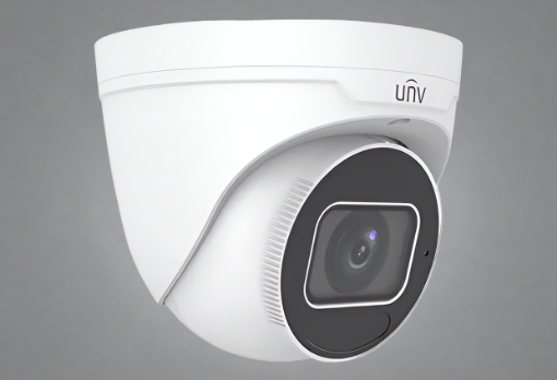Uniview 4K Ultra HD (8MP) Prime I NDAA Compliant Weatherproof Turret IP Security Camera with a 2.8-12mm Motorized Lens and Light Hunter Illumination Technology IPC3638SB-ADZK-I0