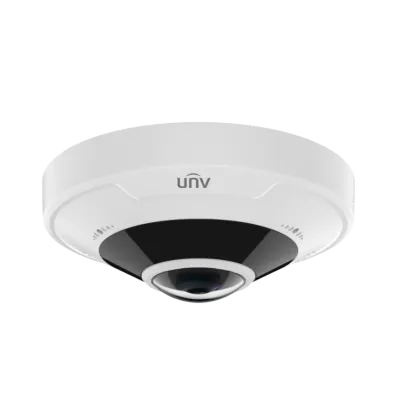 Uniview 5MP NDAA-Compliant IP Fisheye Security Camera With 360° Field of View and a 1.4mm Fixed Lens IPC815SB-ADF14K-I0