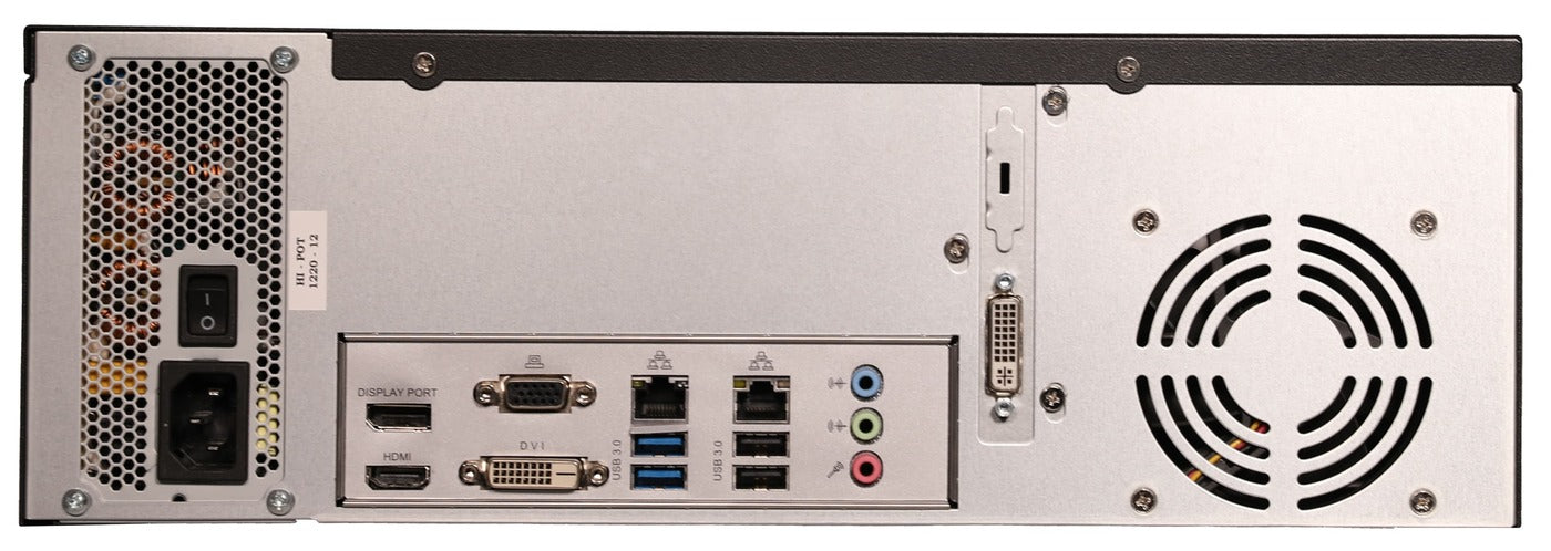 Exacqvision - 0804-08T-Q - 8TB Q-Series Hybrid Desktop Recorder With 4 IP Cameras Licenses and 8 Analog