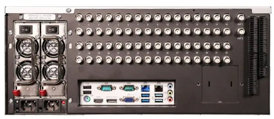 Exacqvision - IP08-36T-R4Z-E - 28TB Z-Series IPS 4U Recorder Enterprise Win10 With 8 IP Cameras Licenses