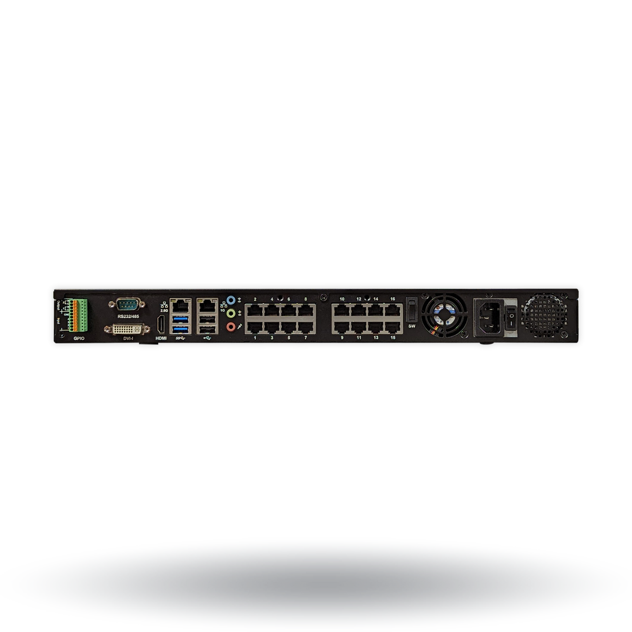 Digital Watchdog DW-BJCX24T-LX 24-Channel 80Mbps NVR with 16 PoE Ports, 24TB HDD
