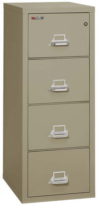 FireKing 4-2125-C Four Drawer Legal 25" D Fire File Cabinet