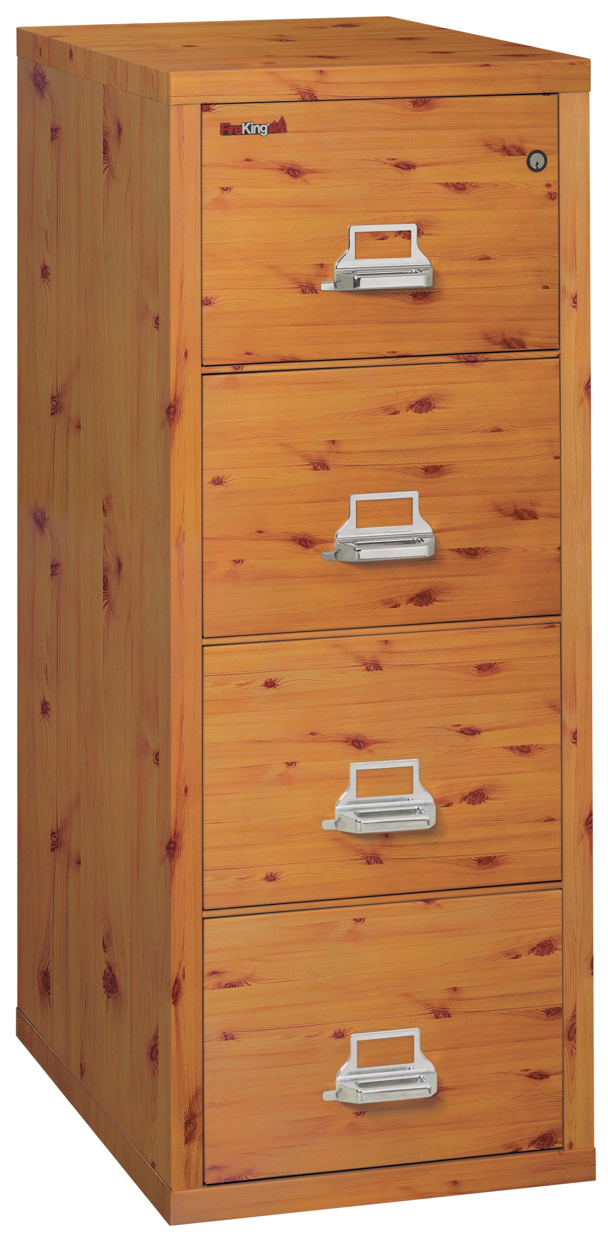 FireKing 4-1825-C Premium Designer Four Drawer Letter 25" D Fire File Cabinet