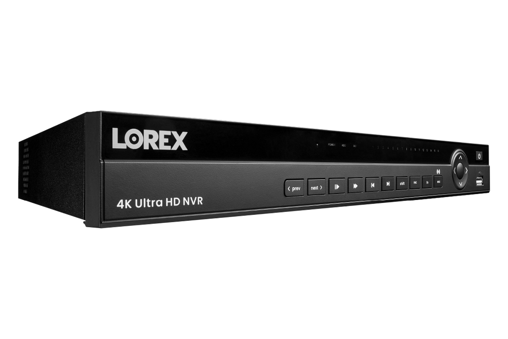 Lorex Elite Series NVR with N4 (Nocturnal Series) IP Dome Cameras - 4K 16-Channel 4TB Wired System - NP4K4MV-168BD-N4