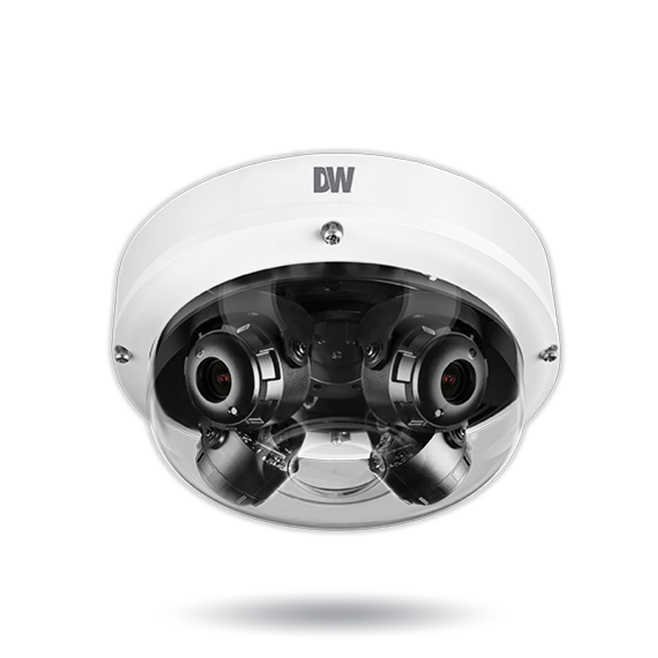 Digital Watchdog DWC-PVX20WATW / PPVX20WATW 4x 5MP Night Vision Outdoor Multi-sensor IP Security Camera with IVA Plus, 2.8~8.0mm Motorized Lens