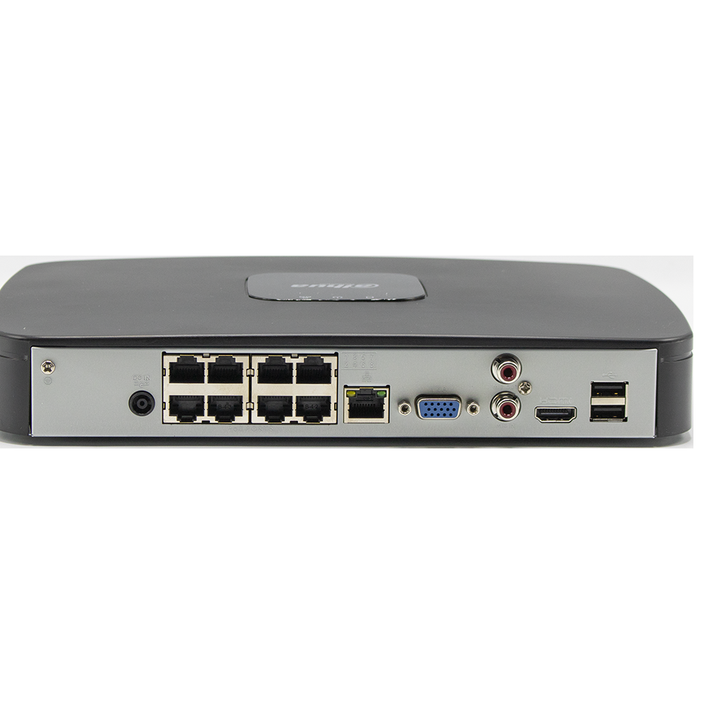 Dahua NB484E62B 4MP Starlight Network 8-Channel Security System (Black Housing)