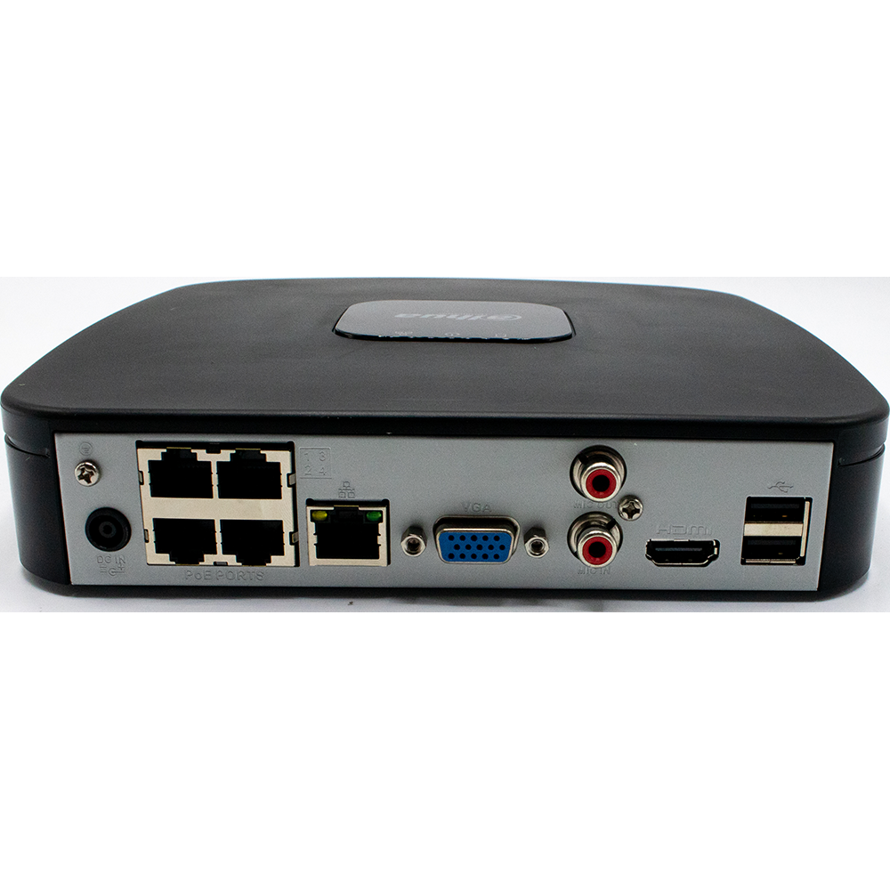 Dahua NB444E42B 4MP Starlight Network 4-Channel Security System (Black Housing)