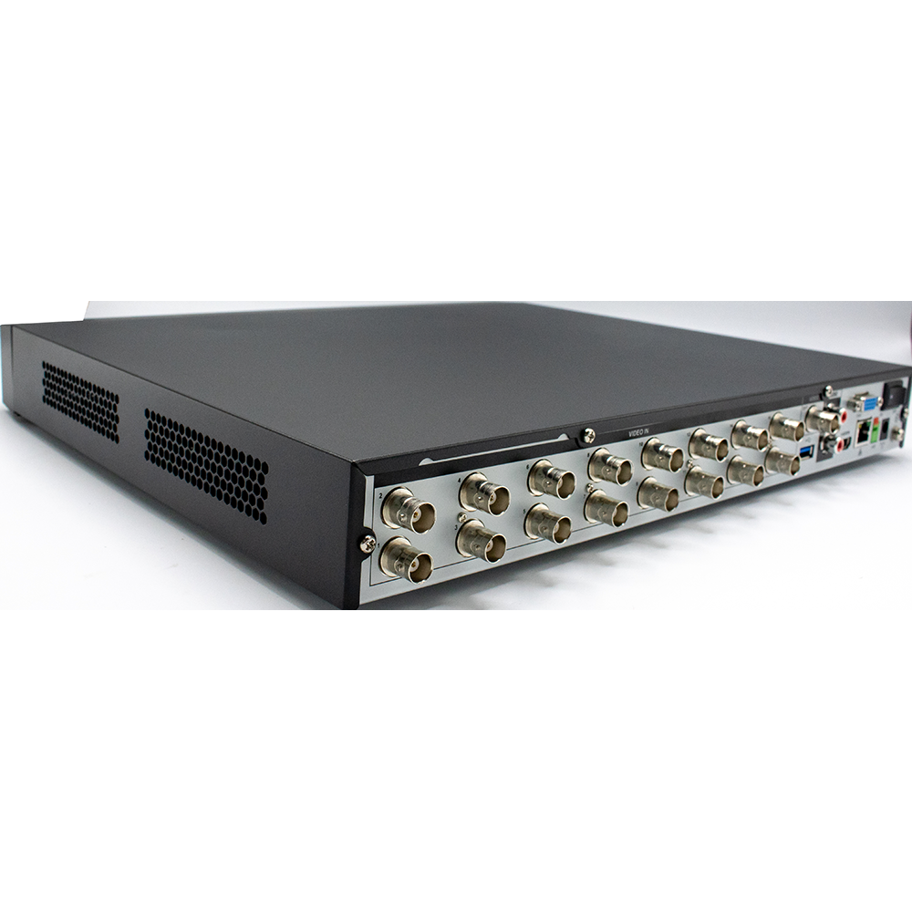 Dahua X82R3N10 16-Channel Analytics+ Penta-Brid DVR H.265 4K Pro 1U 2 SATA Bays, 10TB
