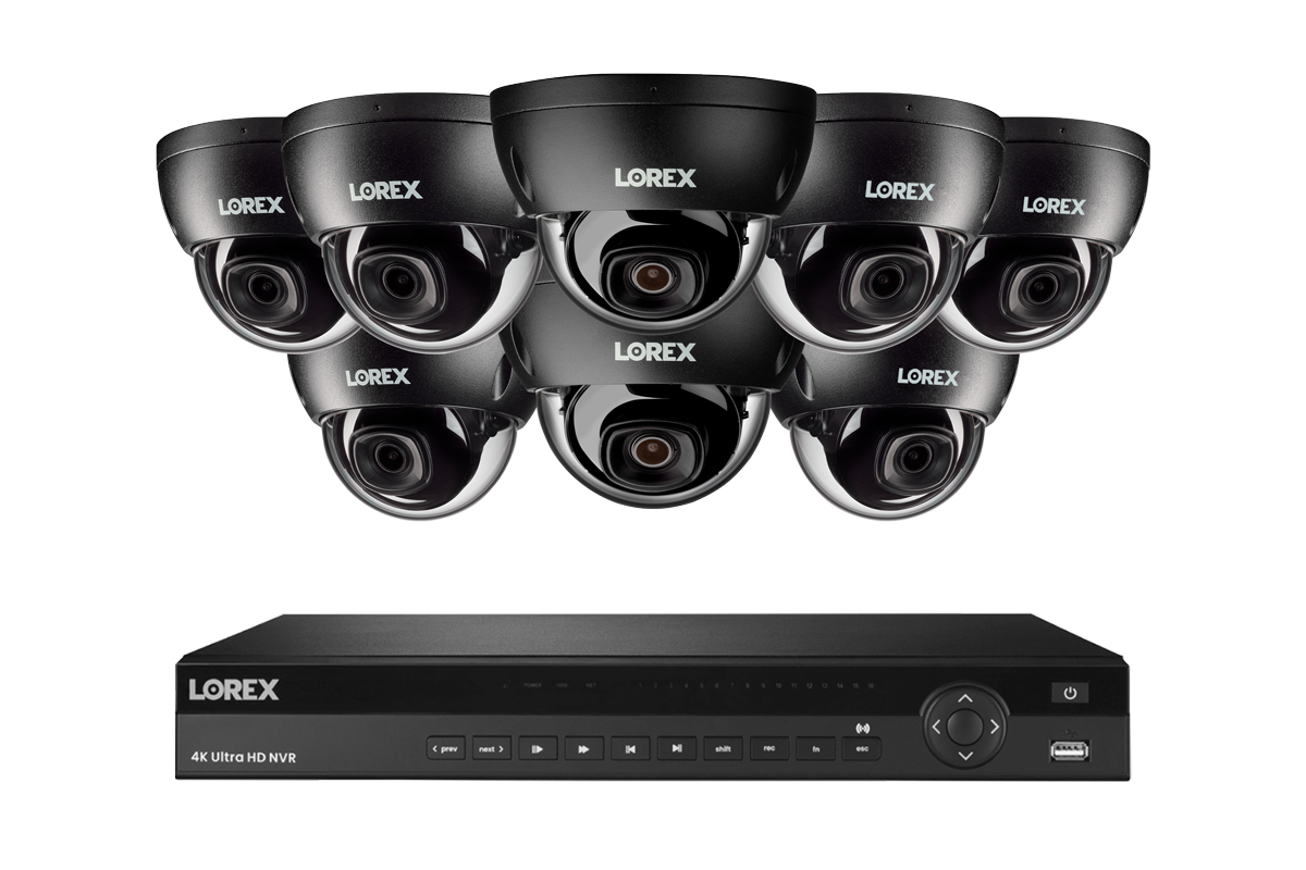 Lorex Elite Series NVR with A15 (Aurora Series) IP Dome Cameras - 4K 16-Channel 4TB Wired System - N4K4-16XXX-E851