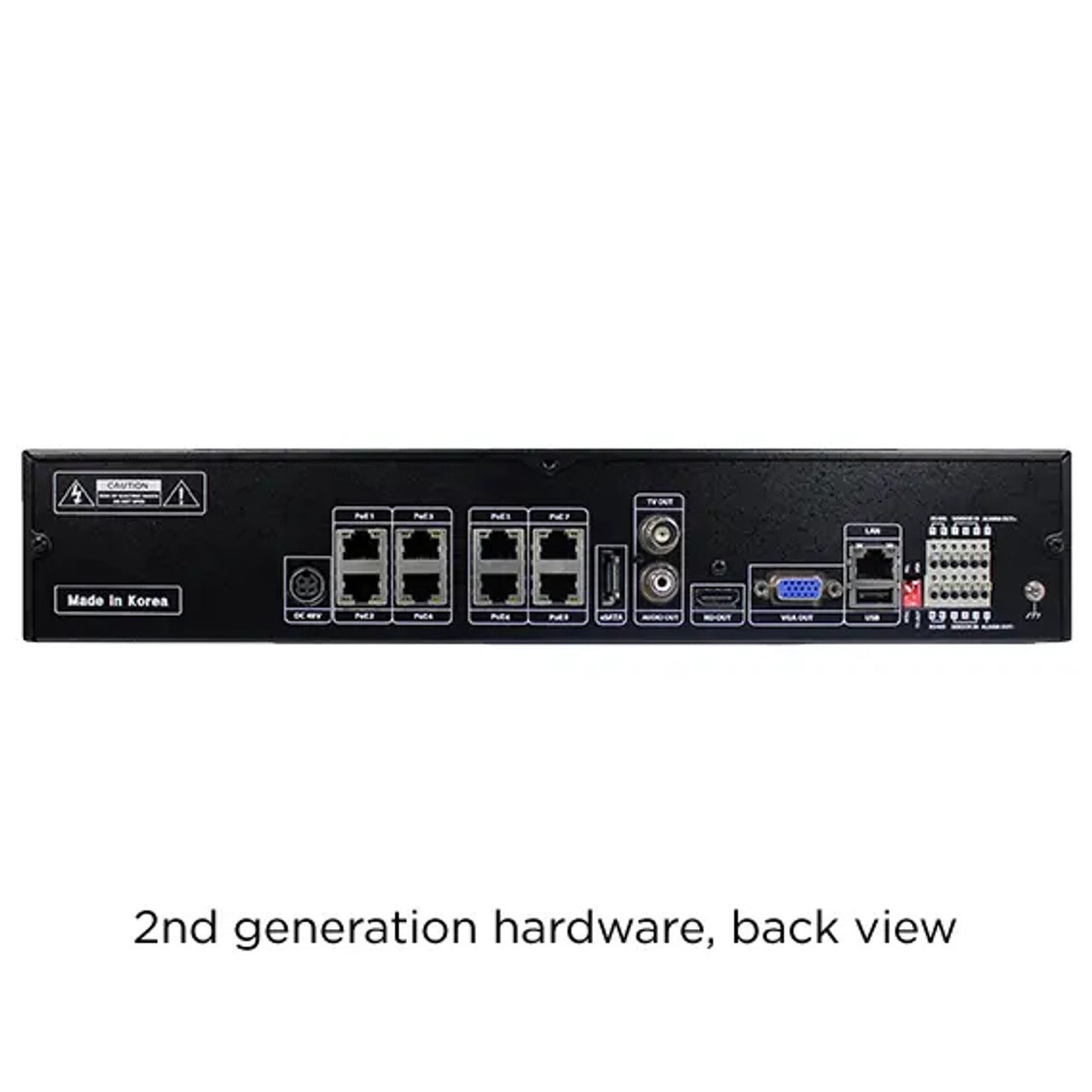 Digital Watchdog DW-VP123T8P 8-channel VMAX IP Plus PoE NVR with 4 virtual channels, 3TB HDD included